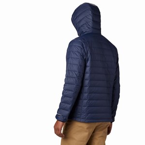 Columbia Voodoo Falls 590 TurboDown™ Hooded Jacka Herr Marinblå (PDMOL3451)